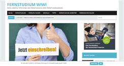 Desktop Screenshot of fernstudium-wiwi.de
